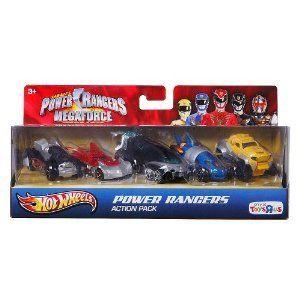 Hot Wheels (ホットウィール) Power Rangers Vehicle 5-Pack ミニカー ミニチュア 模型 プレイセット自動