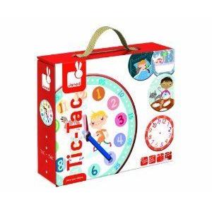Janod - 02940 - Jeu Educatif - Mallette Tic-Tac ブロック おもちゃ