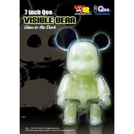 Jason Freeny's 7 Glow in the Dark Visible Bear Qee TOY2R フィギュア おもちゃ 人形