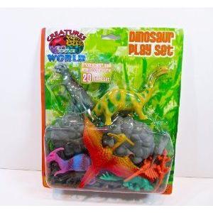 【新品本物】 piece 20 Playset Kids フィギュアs Dinosaur Jurassic set ! Park Prehistoric Own Your Create その他