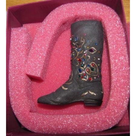 Just the Right Shoe Diamonds Porcelain Decorative Shoe Mint インチ Box お人形さん あやつり人形 図形 フィギュア本体-ゲーム、おもちゃ-フィギュア