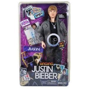 Justin Bieber Music Video Collection Series 11-1/2 Inch Tall Singing Doll - JUSTIN BIEBER in Gray