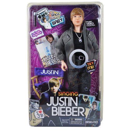 【値下げ・名盤】 Justin Bieber Music Video Collection Series 11-1/2 Inch Tall Singing Doll - JUSTIN BIEBER in Gray 【1824670979】(11650円)