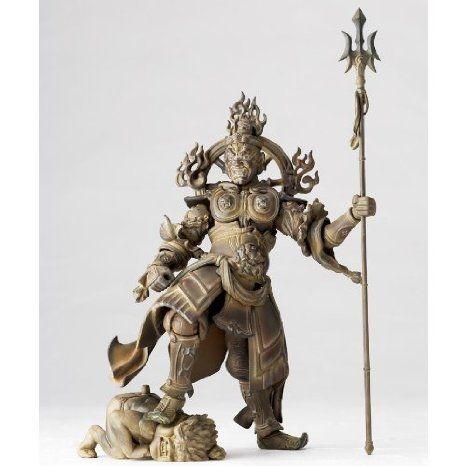 Kaiyodo Takeya Revoltech アクションフィギュア 人形: #005 Jikokuten Wooden Version フィギュア おもの画像