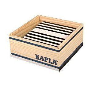 Kapla 42 Piece Block Set With Art Book インチ Black And White 立ちはだかる 手あそび フィギュア-フィギュア本体