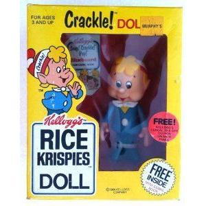 KELLOGG'S Rice Krispies CRACKLE! Doll \u0026 Mini Comic Book MINT in Box (1984) ドール 人形 フィギュア