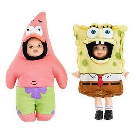 Kelly and Tommy as SpongeBob (スポンジボブ) SquarePants and His Friend Patrick ドール 人形 フィギ