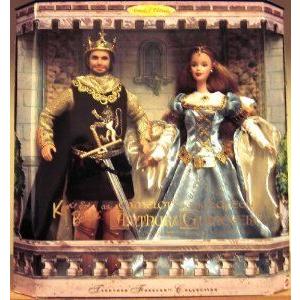 Ken and Barbie(バービー) Doll As Camelot's King \u0026 Queen, Arthur and Guinevere ドール 人形 フィギュ