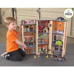 KidKraft HD Garage プレイセット ミニカー ミニチュア 模型 プレイセット自動車 ダイキャスト