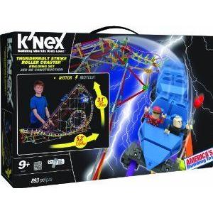 K'NEX (ケネックス) Thunderbolt Strike Roller Coaster Set 立ちはだかる 手あそび フィギュア-ゲーム、おもちゃ-フィギュア本体