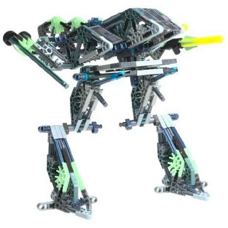 K'Nex Mechwarrior Shadow Cat \u0026 Sunder ブロック おもちゃ