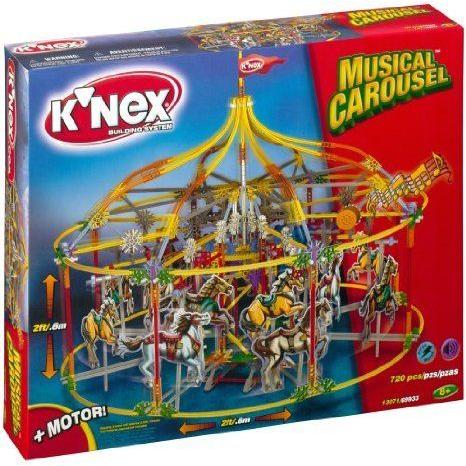 K'nex Musical Carousel-720 pcs 立ちはだかる 手あそび フィギュア本体-フィギュア