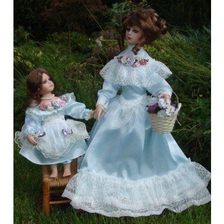 Leila \u0026 Little Flora Ceramic Dolls お人形さん あやつり人形 図形 ゲーム、おもちゃ-フィギュア-フィギュア本体