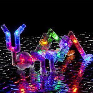 Light Up Building Construction Set - Laser Pegs - World of Bugs Deluxe Set (84 Lighted ピース) ブ
