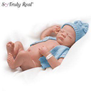 Linda Webb Charlie Anatomically Correct So Truly Real Lifelike Baby Doll by Ashton Drake お人形さん 人
