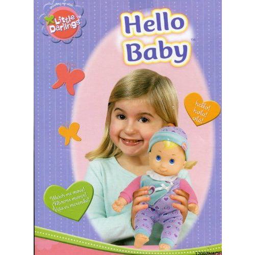 Little Darlings ** Hello Baby ** Peek-a-boo Doll ** Doll Moves** Light Activated ドール 人形 フィの画像