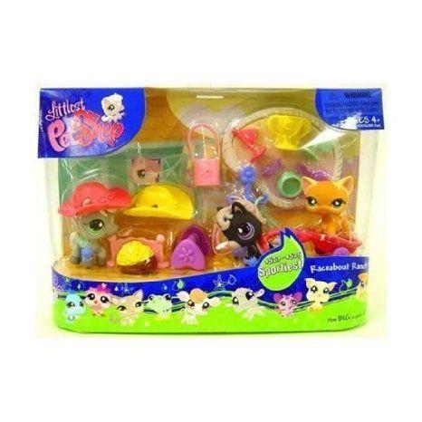 Littlest Pet Shop (リトルペットショップ) - Sportiest - RACEABOUT RANCH - Super-Set with black Pony