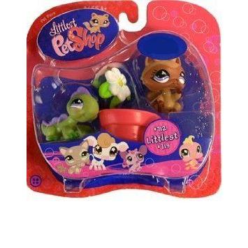 Littlest Pet Shop (リトルペットショップ) Littlest Exclusive Pet Pairs - Iguana #712 and Raccoon #7