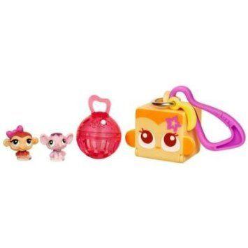 Littlest Pet Shop (リトルペットショップ) LPS Teensies Jungle (Monkey and Elephant) 図形 おも フィギュア本体-フィギュア-ゲーム、おもちゃ