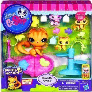 Littlest Pet Shop (リトルペットショップ) Magic Motion Baby Kitty Playtime Playset