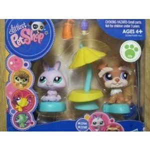 Littlest Pet Shop (リトルペットショップ) Portable ギフトセット (ギフトセット) - Dog #1795 and Bunn