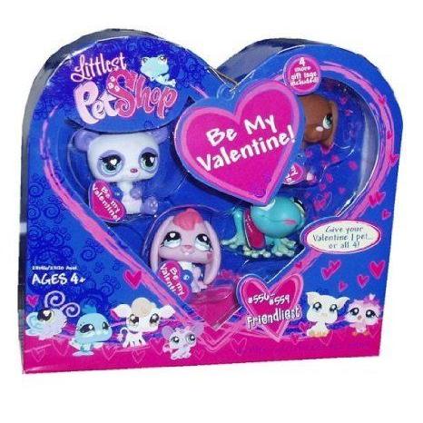 Littlest Pet Shop (リトルペットショップ) フィギュアs Exclusive Valentine's Day 4-Pack (Bunny, Frog