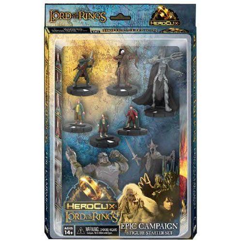 Lord of the Rings ロードオブザリング Heroclix Starter Set 8 Figures 図形 あやつり人形 手あそび ゲーム、おもちゃ-フィギュア本体