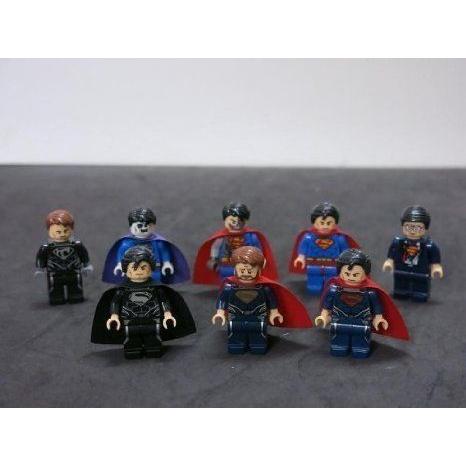 Lots of 8 sets Superman (スーパーマン) series Miniフィギュアs