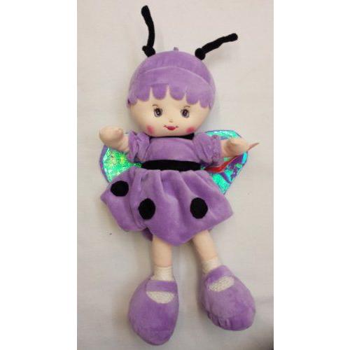 Lovely Bee Doll Baby Rag Doll My First Doll for Baby's First Toy 14 Tall - Pale Purple ドール 人形｜worldfigure｜02