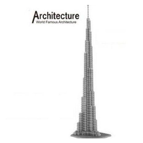 Luxry Architecture Burj Khalifa Tower Blocks Building Puzzle 900 ピース Xmas Gift ブロック おもち