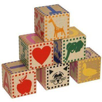 Made In The Usa. - Holgate HZ3145 Wooden Baby Blocks ブロック おもちゃ
