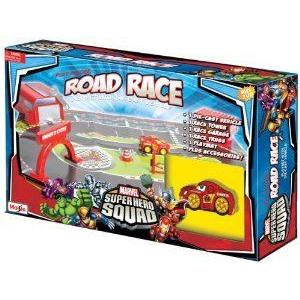 Maisto (マイスト) Super Hero Squad: Play Places - Road Race ミニカー ミニチュア 模型 プレイセット