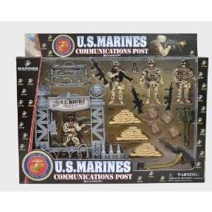Marines USMC Communications Post with アクションフィギュアs