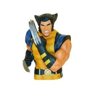 Marvel (マーブル) Wolverine (ウルヴァリン) Unmasked Bust Bank フィギュア おもちゃ 人形
