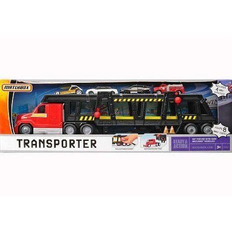 Matchbox (マッチボックス) KidPicks Car Transporter - Red ミニカー ミニチュア 模型 プレイセット自動