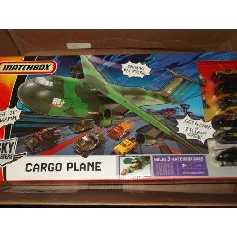 Matchbox (擦り付け木ボックス席) Skybuster Cargo Carrier ミニカー 細密画 ひな形 プレイセット四輪車 ダイ ゲーム、おもちゃ-フィギュア