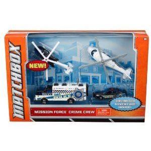 MATCHBOX MISSION FORCE CRIME CREW PLAY SET ミニカー ミニチュア 模型 プレイセット自動車 ダイキャス