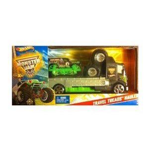 Mattel (マテル) Hot Wheels (ホットウィール) Grave Digger Monster Jam Travel Treads Hauler ミニカー