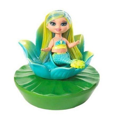 Mattel (マテル社) Barbie(バービー) Flower Shower Mermaid Open Lotus Blue ドール 人形 フィギュア