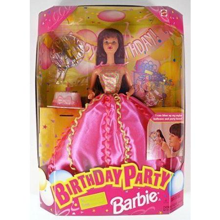 Mattel (マテル社) Birthday Party Barbie(バービー) Brunette 22907 ドール 人形 フィギュア