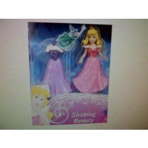 MATTEL DISNEY PRINCESS SLEEPING BEAUTY Doll With Dress 3.5 Tall Doll ドール 人形 フィギュア