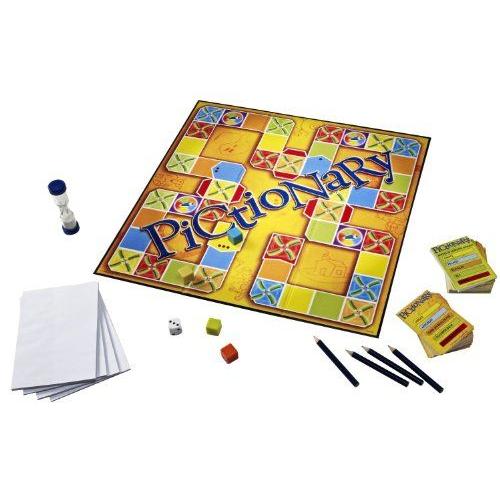 Mattel- Pictionary Edition Famille 図形 あやつり人形 手あそび フィギュア本体-ゲーム、おもちゃ