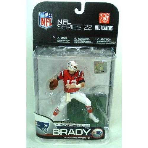 【新品 30%off 送料無料】 McFarlane (マクファーレン) NFL Series 22 Tom Brady Variant Red 50th Anniversary Jersey #589 of 1，0 【QGW2910791493】(106040円)