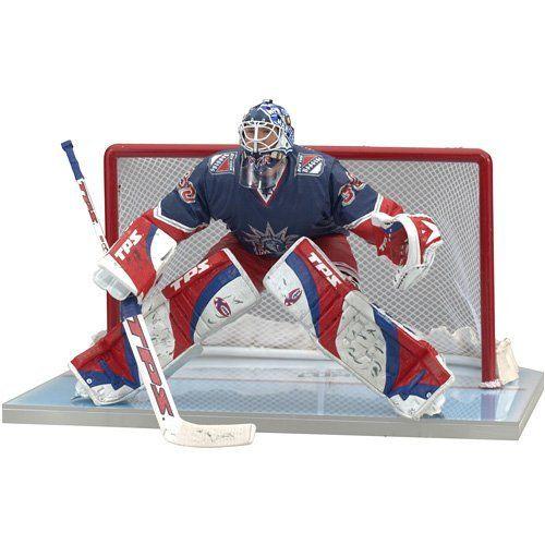 McFarlane マクファーレン Toys 6 NHL Series 13 - Henrik Lundqvist #30 New York Rangers Dark Blue wi フィギュア-フィギュア本体