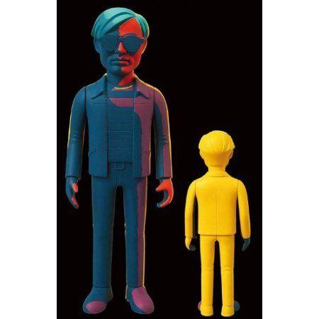 Medicom (メディコム) Toy Vinyl Collectible Dolls No. 203 Andy Warhol -Silk Screen Ver.- (Japan Imp フィギュア-フィギュア本体