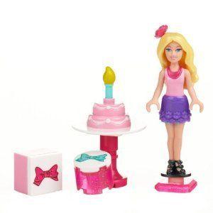 Mega Bloks (メガ立ちはだかる) Barbie (バービー) Party Time 立ちはだかる 手あそび フィギュア本体-フィギュア