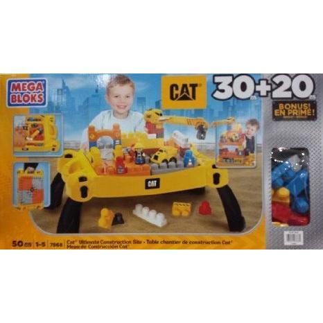 Mega Bloks (メガブロック) CAT Ultimate Construction Table Plus Bonus En Prime ブロック おもちゃ