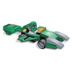 Mega Bloks (メガブロック) Power Ranger (パワーレンジャー) Samurai Green Pocket Racer ブロック おも