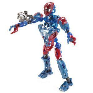Mega Bloks (メガブロック) Stealth Spiderman (スパイダーマン) Techbot ブロック おもちゃ