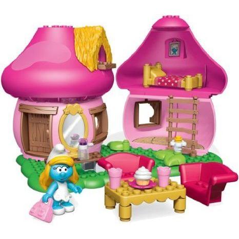 Mega Bloks (メガブロック) The Smurf (スマーフ) 's: Smurf (スマーフ) ette's House プレイセット ブロ